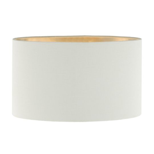 Dar Wyatt Ivory Linen Oval Shade 31cm