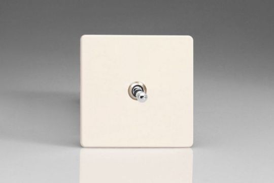 Varilight Matt White 1-Gang 10A Intermediate Toggle Switch