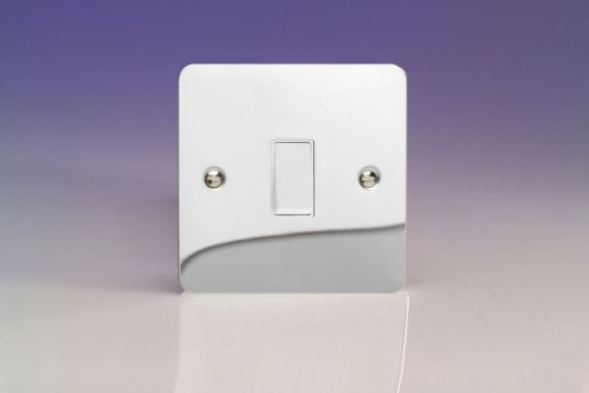 Varilight Polished Chrome 1-Gang 10A Retractive Switch
