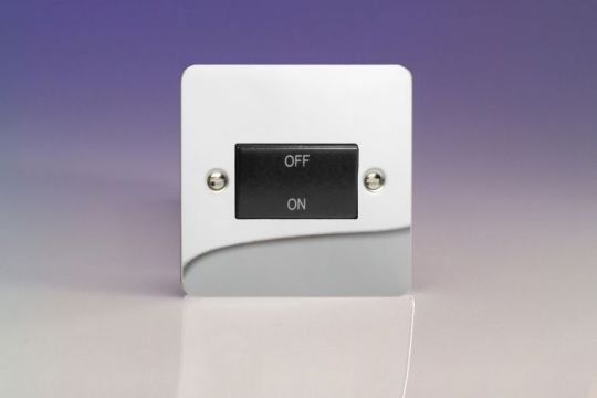 Varilight Polished Chrome 10A Fan Isolating Switch (3 Pole)