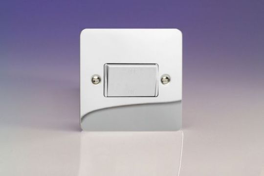 Varilight Polished Chrome 10A Fan Isolating Switch (3 Pole)