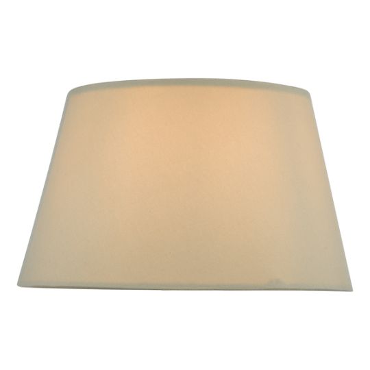 Dar Zira Taupe Faux Silk Candle Clip Shade 18cm
