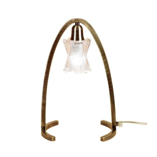 Mantra Alaska Table 1 Light G9 Antique Brass