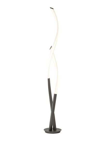 Mantra Armonia Floor Lamp 30W LED 3000K 2250lm Titanium/Frosted Acrylic 3yrs Warranty