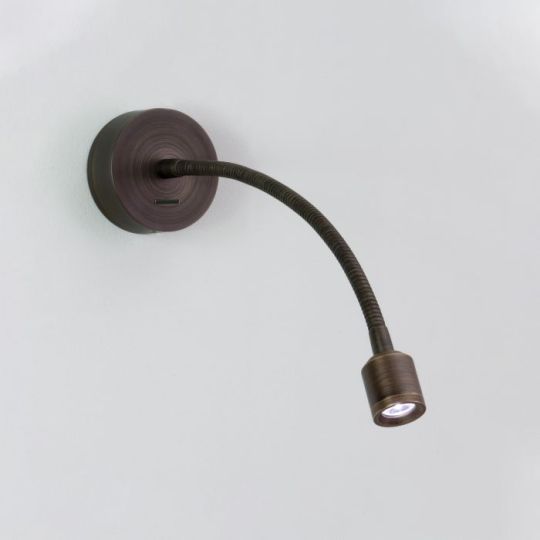 Astro Fosso Switched LED Indoor Reading Light in Bronze (1138011)