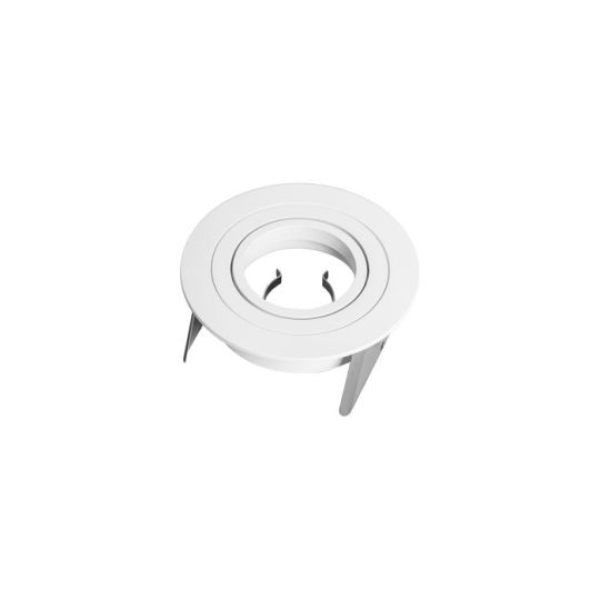 Mantra Basico GU10 Downlight 9.5cm Round 1 x GU10 Max 12W White Cut Out: 80mm Lampholder Included