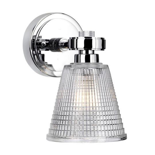 Elstead Lighting Gunnislake 1 Light Wall Light - Polished Chrome