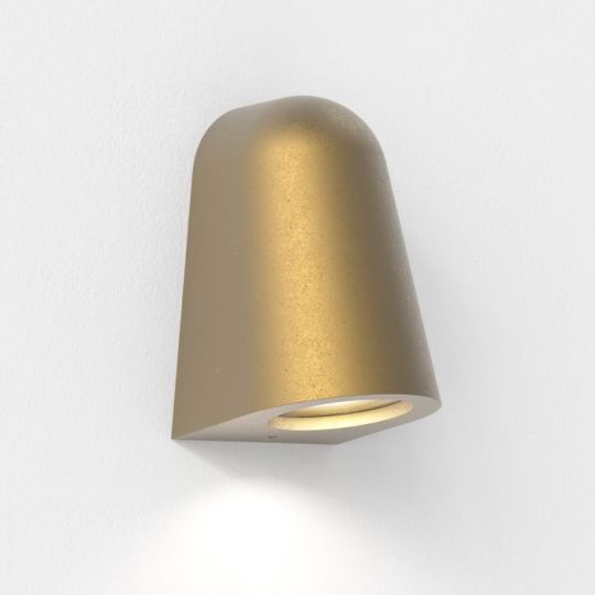 Astro Mast Light Outdoor Wall Light in Antique Brass
