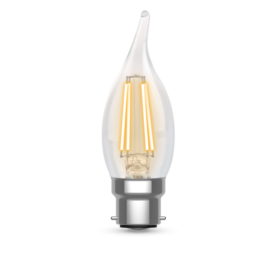 Filament Bent-tip Candle (Dim)