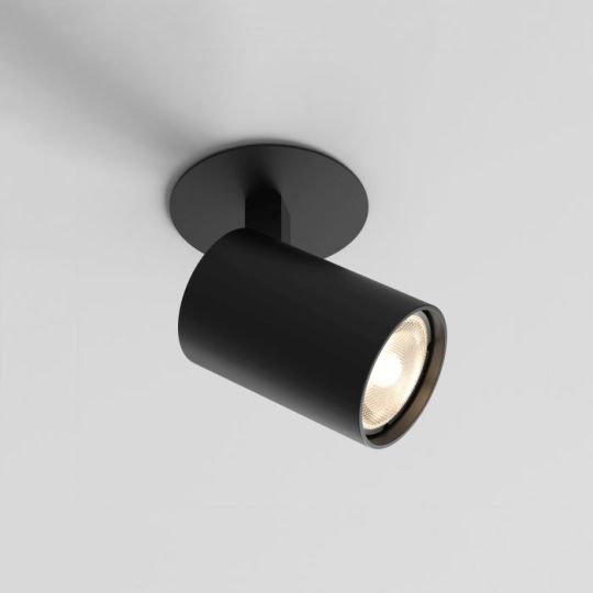 Astro Ascoli Recessed Indoor Spotlight in Matt Black