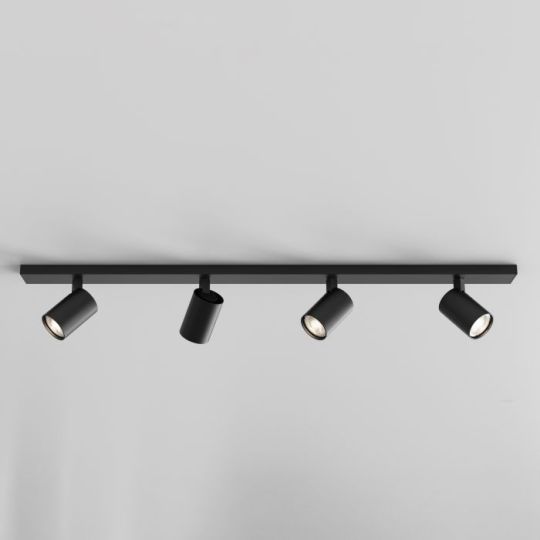 Astro Ascoli Four Bar Indoor Spotlight in Matt Black