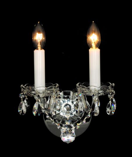 Impex CB301165/02/WB/CH Stella  Series Decorative 2 Light Chrome Wall Light