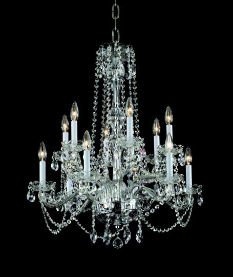 Impex CB301165/12/CH Stella  Series Decorative 12 Light Chrome Ceiling Light