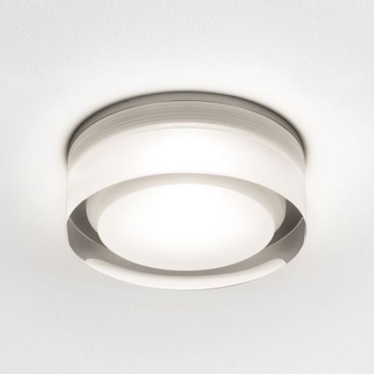 Astro Vancouver Round 90 LED Bathroom Downlight in Clear Acrylic