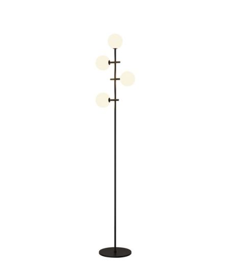 Mantra Cellar Floor Lamp 4 Light Replaceable 5W LEDs 3000K Black