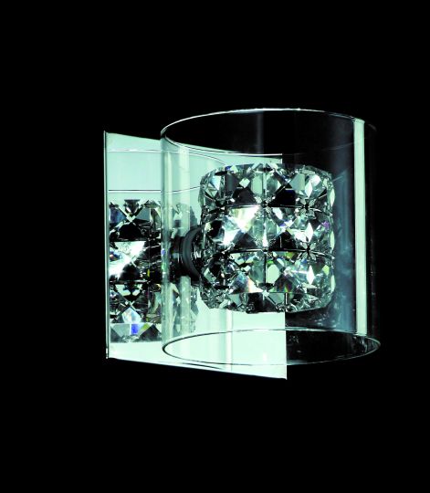 Impex CFH211171/01/WB/CH Sonja  Series Decorative 1 Light Chrome Wall Light