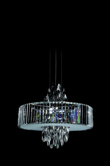 Impex CFH211231/06/CH Sigma  Series Decorative 6 Light Chrome Ceiling Light