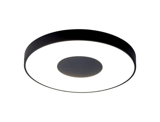 Mantra Coin Round Ceiling 100W LED With Remote Control 2700K-5000K 6000lm Black 3yrs Warranty