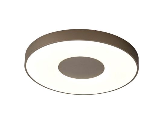 Mantra Coin Round Ceiling 100W LED With Remote Control 2700K-5000K 6000lm Sand Brown 3yrs Warranty