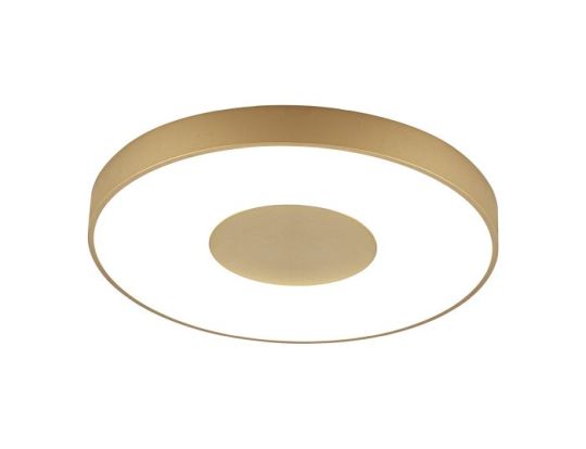 Mantra Coin Round Ceiling 100W LED With Remote Control 2700K-5000K 6000lm Gold 3yrs Warranty
