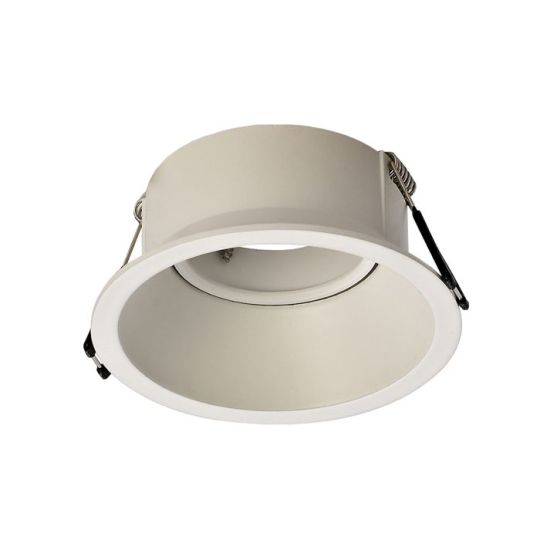 Mantra Comfort 9.6cm Round Downlight GU10 Matt White Cut Out: 85mm Lampholder Included