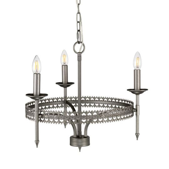 Elstead Lighting Crown 3 Light Chandelier