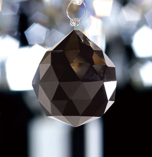 Diyas C10042 Crystal Sphere Without Ring Black 40mm
