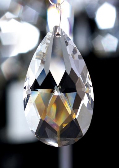 Diyas C20030 Crystal Pendalogue Without Ring Clear 38mm