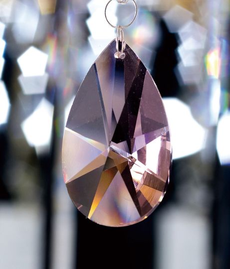 Diyas C20131 Crystal Star Pendalogue Without Ring Lilac 38mm