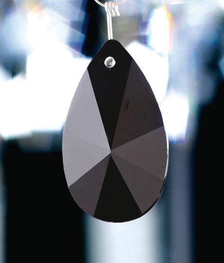 Diyas C20152 Crystal Star Pendalogue Without Ring Black 50mm