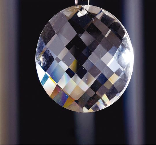 Diyas C40060 Crystal Disc Without Ring Retiform Clear 45mm