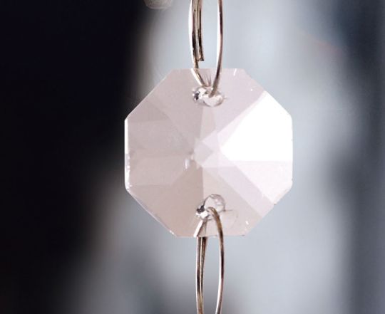 Diyas C50000 Crystal Octagon Without Ring Clear 14mm