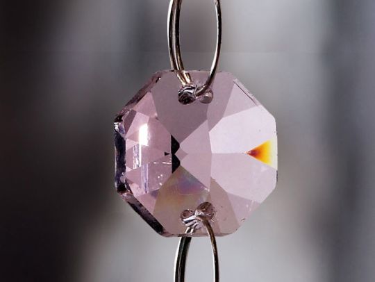 Diyas C50001 Crystal Octagon Without Ring Lilac 14mm