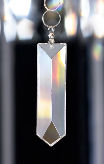 Diyas C70020 Crystal Pointed Rectangle Without Ring Clear 63mm