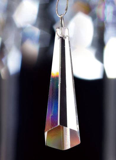 Diyas C70030 Crystal Hexagonal Drop Without Ring Clear 62mm