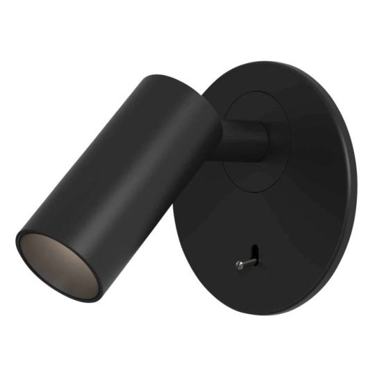 Astro Micro Recess Switched Reading Light in Matt Black