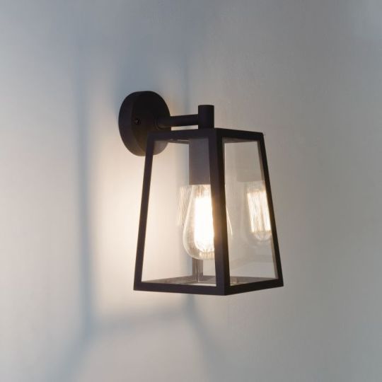 Astro Calvi Wall 215 Outdoor Wall Light in Textured Black