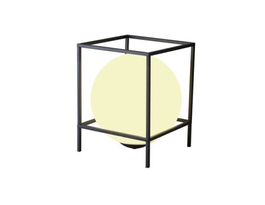 Mantra Desigual Large Table Lamp 1 Light E27 Matt Black
