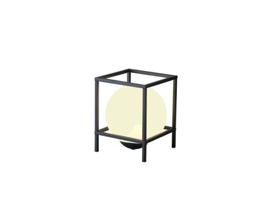 Mantra Desigual Medium Table Lamp 1 Light E27 Matt Black