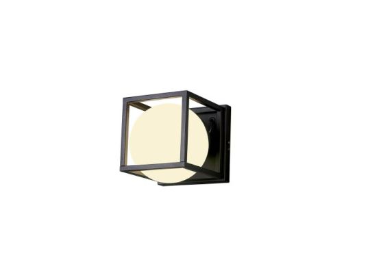Mantra Desigual Medium Wall Lamp 1 Light E27 Matt Black
