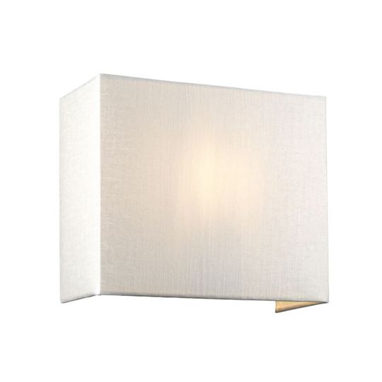 Designer's Lightbox Riley Medium Square Wall Light With Aged Brass Back Plate