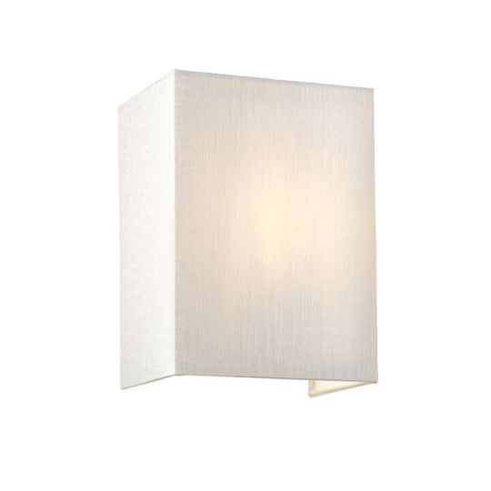 Designer's Lightbox Riley Small Square Wall Light With Aged Brass Back Plate