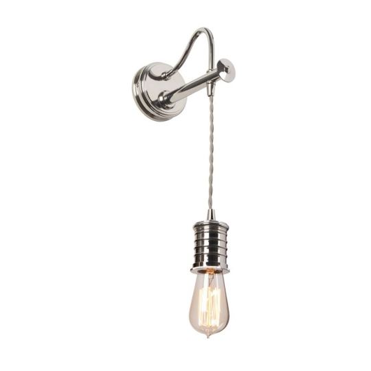Elstead Lighting Douille 1 Light Wall Light - Polished Nickel