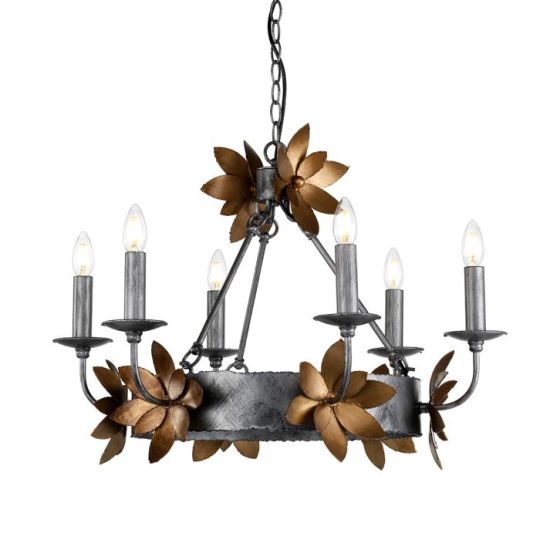 Flambeau Simone 6 Light Chandelier
