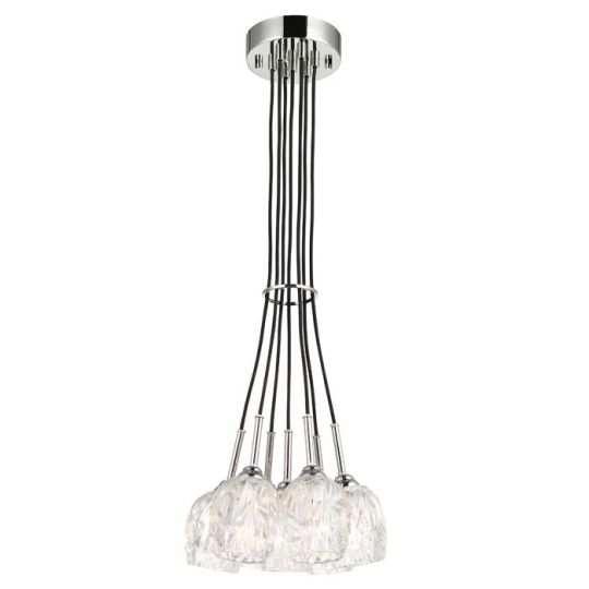 Feiss Rubin 7 Light Cluster Chandelier