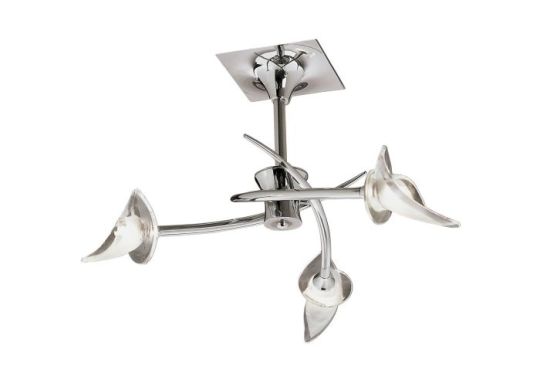 Mantra Flavia Semi Flush Round 3 Light G9 Polished Chrome