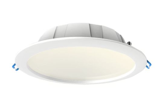 Mantra Graciosa 23.5cm Round LED Downlight 24.5W 3000K 1900lm White Cut Out 200mm IP44 Driver Included 3yrs Warranty