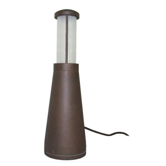 Garden Zone Beta Aluminium Plain Bollard