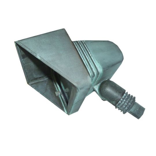 Garden Zone Bronze Floodlight Fitting - Verdigris