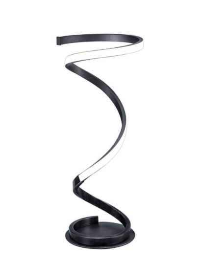Mantra Helix Table Lamp 52cm 20W LED 3000K 1600lm Black 3yrs Warranty